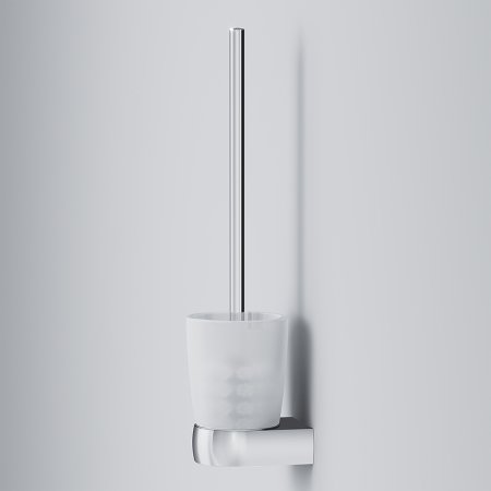 Ершик для унитаза AM.PM Sensation A3033300 хром/матовое стекло 