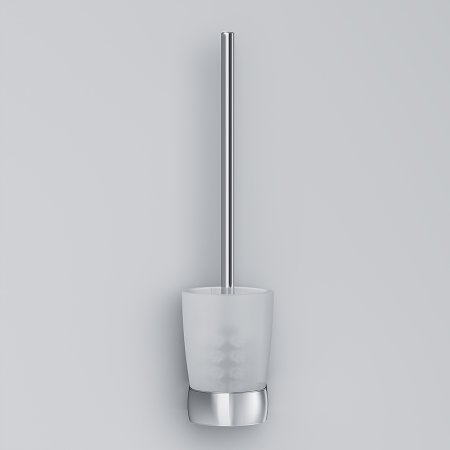 Ершик для унитаза AM.PM Sensation A3033300 хром/матовое стекло 