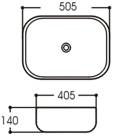 Раковина-чаша WellWant 50 WWRB1532W Белая 
