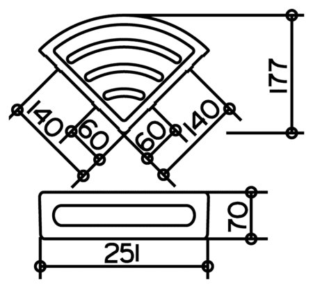 Полка Keuco Elegance new 11657 для губки 
