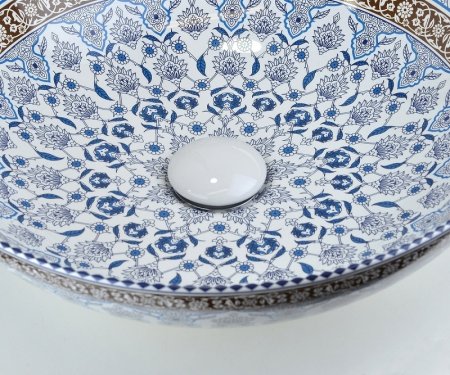 Донный клапан Bronze de Luxe 1001/1W click-clack Белый 