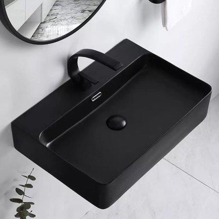 Раковина CeramaLux 60 8145MB Черная матовая 