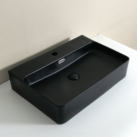 Раковина CeramaLux 60 8145MB Черная матовая 