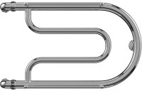 Водяной полотенцесушитель Terminus Фокстрот 320x500 4620768881237 с полкой Хром