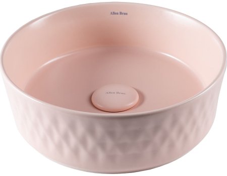 Раковина-чаша Allen Brau Fantasy Romb 36 4.11033.SM Розовая 