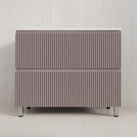 Тумба Style Line Марокко 100 напольная, с раковиной  LINE 1000*480, тауп темный