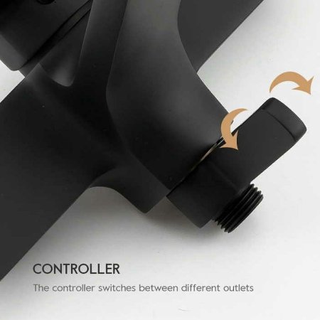 Смеситель для ванны Frap H62 F3262 Черный матовый 