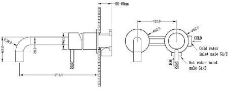 Смеситель для раковины Boheme Uno 465-MW Белый матовый 