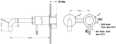 Смеситель для раковины Boheme Uno 465-MW Белый матовый 