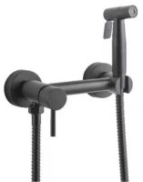 Смеситель настенный с гигиенической лейкой FASHUN (A57503-7) черный