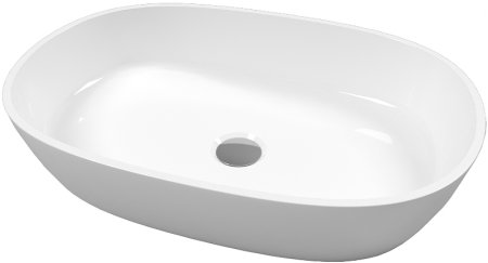Раковина-чаша Whitecross Opal 56 0709.056038.100 Белая глянцевая 
