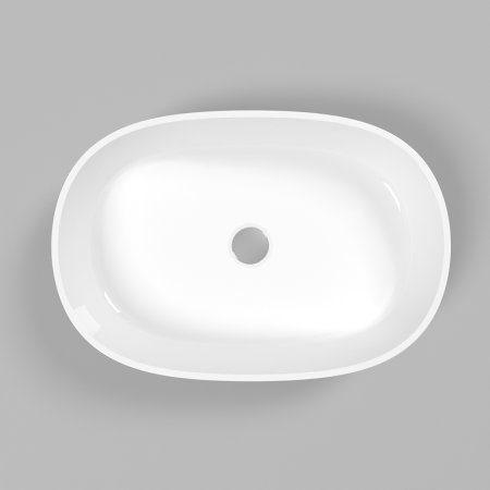 Раковина-чаша Whitecross Opal 56 0709.056038.100 Белая глянцевая 
