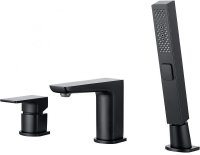 Смеситель на борт ванны Allen Brau Infinity 5.21008-31 Черный матовый