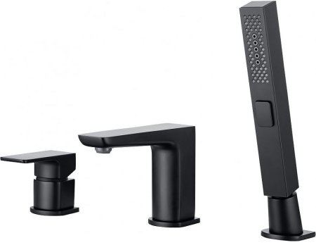 Смеситель на борт ванны Allen Brau Infinity 5.21008-31 Черный матовый 