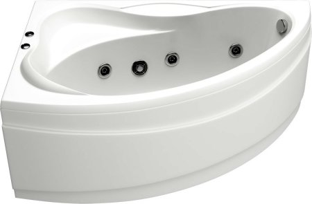Акриловая ванна Bas Вектра 150 см L с г/м + средство 