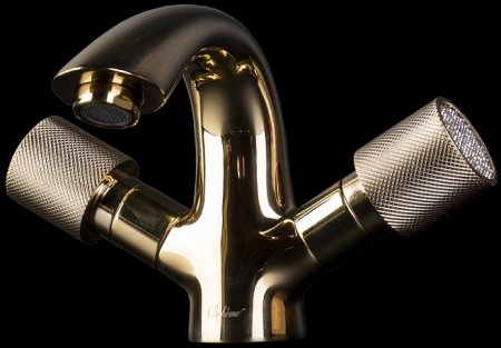 Смеситель для раковины Boheme Royal Cristal 291-Royal/CRST Золото 