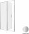 Душевая дверь Allen Brau Priority 120 3.31032.BA профиль Серебро браш стекло прозрачное 