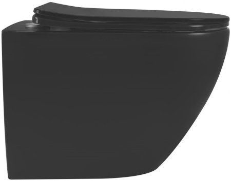 Подвесной безободковый унитаз с сиденьем микролифт Rea Carlo Mini REA-C8489 