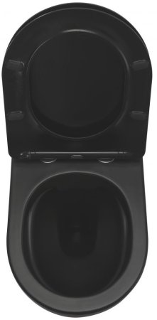 Подвесной безободковый унитаз с сиденьем микролифт Rea Carlo Mini REA-C8489 