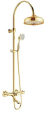 Душевая система Kaiser Aria 03182-3 с термостатом Золото 