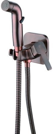 Гигиенический душ со смесителем Rush Capri CA1435-99Rbronze Бронза 