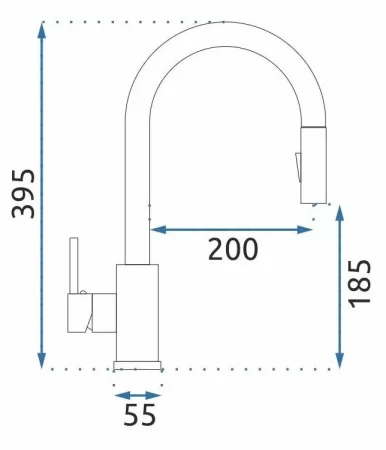 Смеситель для кухни Rea Fresh REA-B9147 