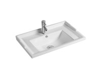 Раковина SantiLine SL-2112(100) белая глянцевая