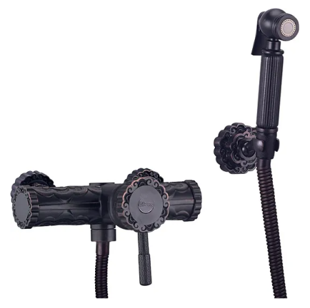 Гигиенический душ Lemark Jasmine LM6618ORB со смесителем черный 