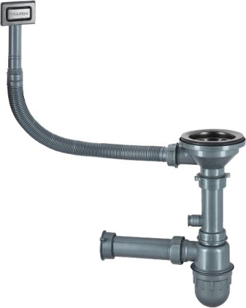 Мойка кухонная Paulmark Elde PM807851-BSL брашированная нержавеющая сталь 