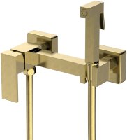 Гигиенический душ со смесителем Splenka S98.51.03, сатин золотой