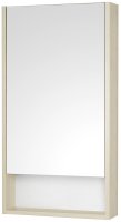 Зеркальный шкаф Aquaton Сканди 45 1A252002SDB20 Белый Дуб верона