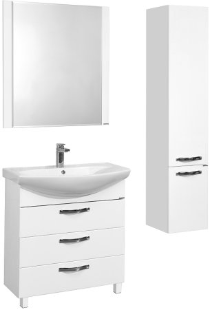 Тумба под раковину Aquaton Ария 80 Н 1A141301AA010 Белая 