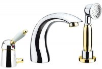 Смеситель на борт ванны Fiore Imperiale 83CO5105 Хром Золото
