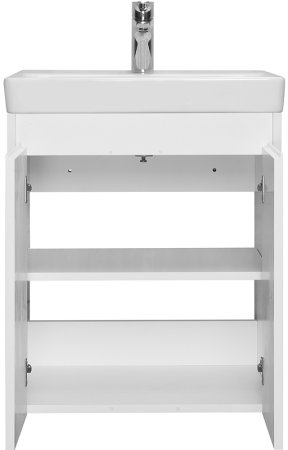 Тумба под раковину Aquaton Сканди Doors 55 1A278801SD010 Белая 