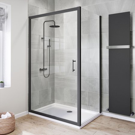 Душевая система Paini Cox 78PZ689TH Черный матовый 