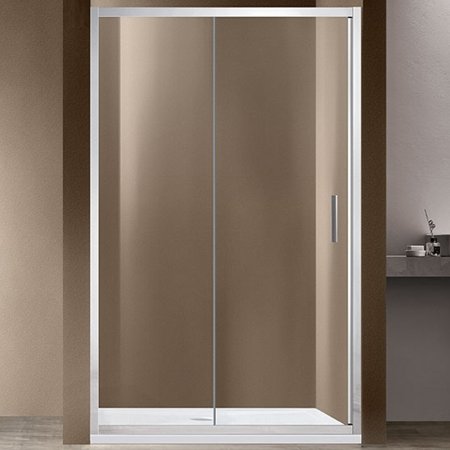 Душевая дверь Vincea Garda 115 VDS-1G115CL профиль Хром стекло прозрачное 
