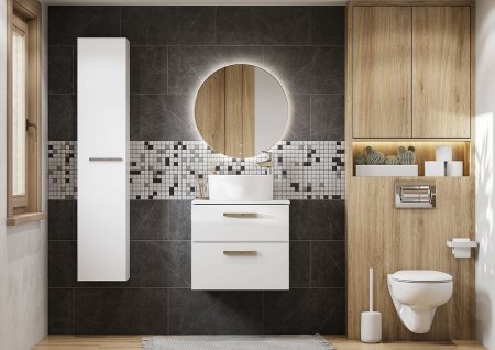 Зеркало Roca Luna 60 ZRU9307557 с подсветкой с сенсорным выключателем 