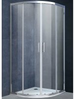 Душевой уголок Vincea Alpha 80x80 VSQ-3AL800CL профиль Хром стекло прозрачное