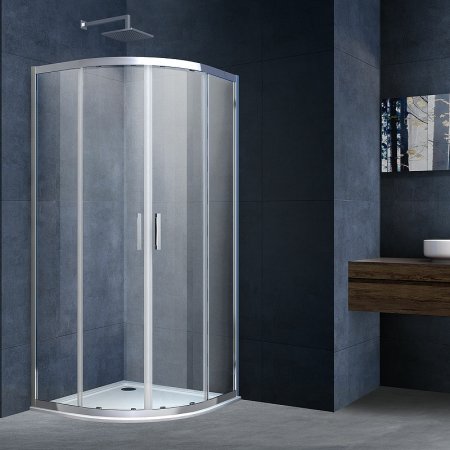 Душевой уголок Vincea Alpha 80x80 VSQ-3AL800CL профиль Хром стекло прозрачное 