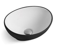 Раковина CeramaLux 7138BW накладная