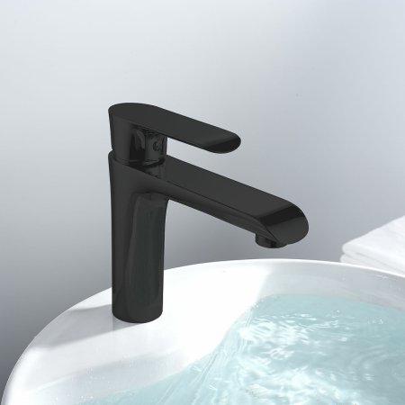 Смеситель для раковины Vincea Esse VBF-1E1MB Черный матовый 