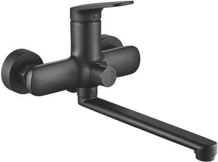 Смеситель для ванны Shevanik S8502H, черный 