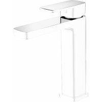 Смеситель для накладной раковины Ganzer GZ12016C Белый / Хром