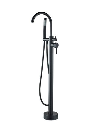 Смеситель Boch mann Braies Matt black BM8921 для ванны с душем напольный 