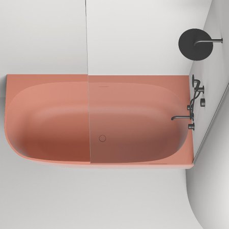 Ванна из искусственного камня Salini Sofia Corner Right 170х85 102524MRF покраска по RAL полностью матовая 