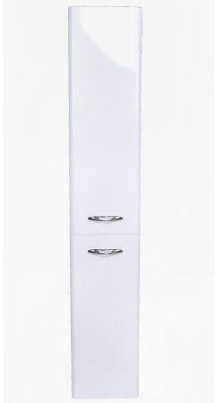 Шкаф пенал Style Line Каре 30 СС-00002271 Люкс Plus с бельевой корзиной Белый 