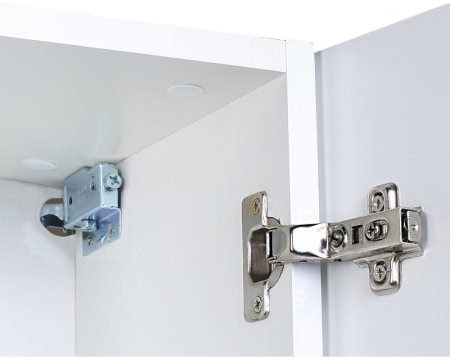 Шкаф пенал Style Line Каре 30 СС-00002271 Люкс Plus с бельевой корзиной Белый 