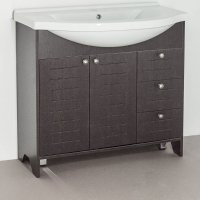 Тумба под раковину Style Line Кантри 90 Венге