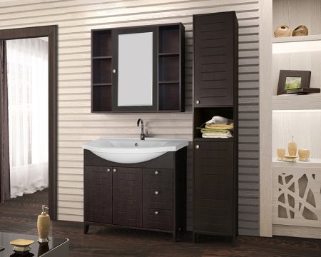 Тумба под раковину Style Line Кантри 90 Венге 