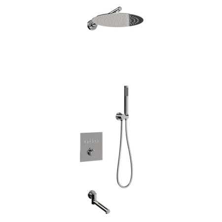Душевая система RGW Shower Panels SP-370 встраиваемая, хром 